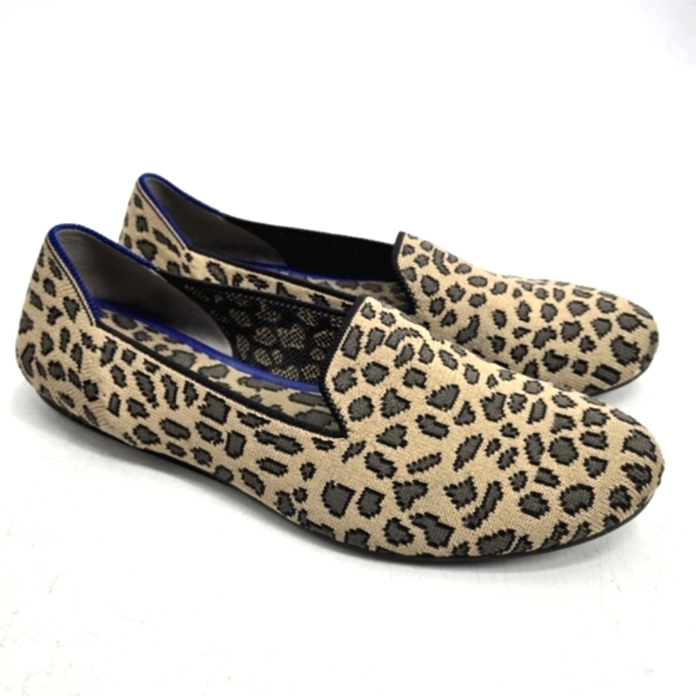Rothy's Leopard Spot Round Toe Loafers - Picture 2 of 15
